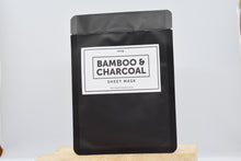 Load image into Gallery viewer, Bamboo & Charcoal Sheet Mask