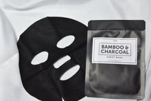 Load image into Gallery viewer, Bamboo & Charcoal Sheet Mask