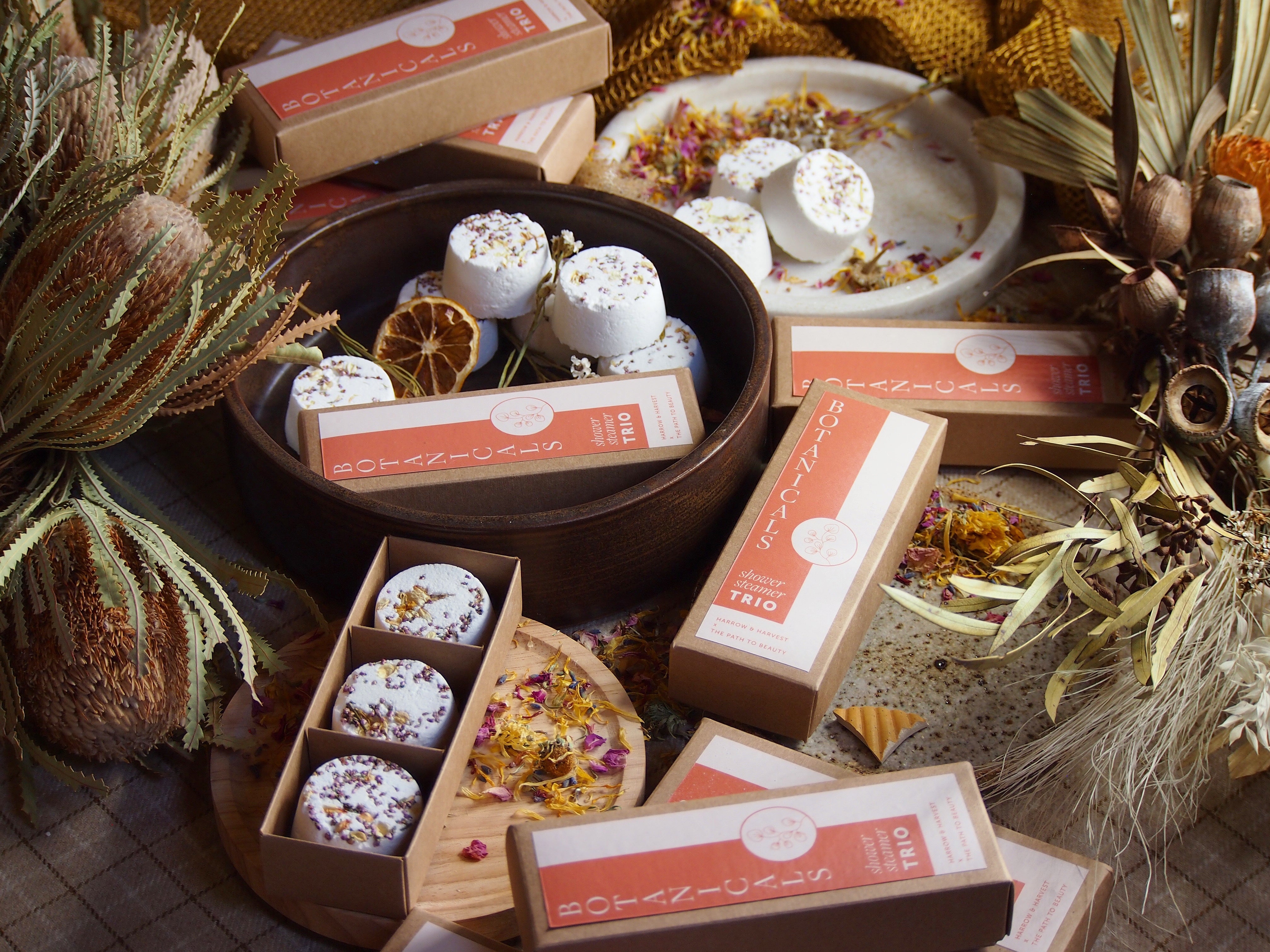Botanicals Trio Shower Steamers – The Path to Beauty