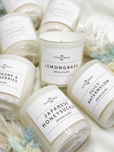 Load image into Gallery viewer, White Candle-Raspberry Coconut