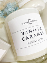 Load image into Gallery viewer, White Candle-Vanilla Caramel