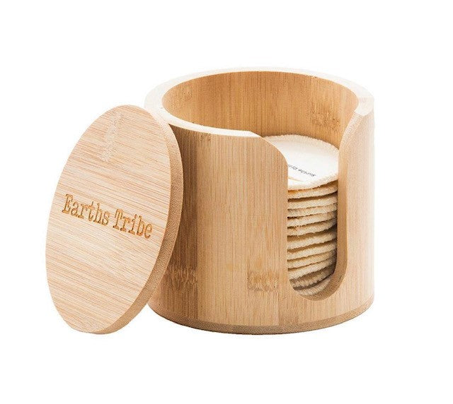 Earths Tribe ~ Bamboo Makeup Round Holder