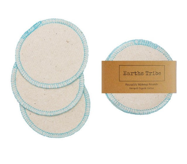 Earths Tribe ~ Reusable Hemp Makeup Rounds