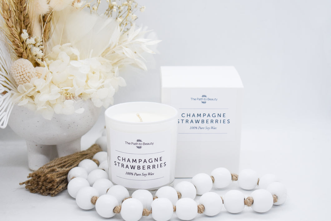 Petite Candle ~ Champagne & Strawberries