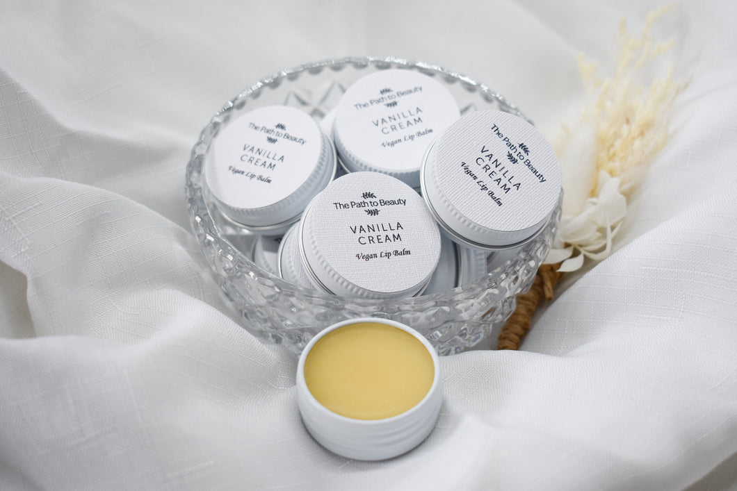 Vegan Lip Balm ~ Vanilla Cream