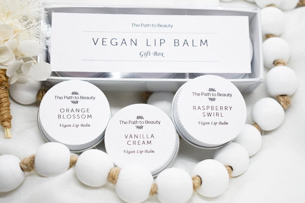 Vegan Lip Balm Gift Box
