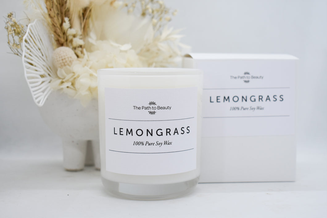 White Candle-Lemongrass