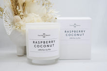 Load image into Gallery viewer, White Candle-Raspberry Coconut
